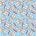 Seamless robot pattern Ã¢â¬â stock illustration Ã¢â¬â stock illustration file